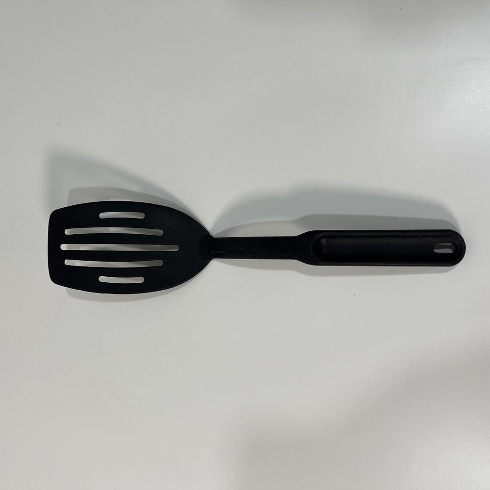 The Pampered Chef Slotted Spatula Black Nylon Spoon Utensil Set 13" USA - Picture 2 of 16